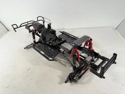 Used Axial SCX10 ii  1/10 4x4 RC Crawler Roller Slider Chassis - Image 1 of 4