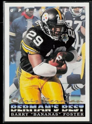 1993 Upper Deck Berman's Best Barry Foster Pittsburgh Steelers #435 - Image 1 of 2