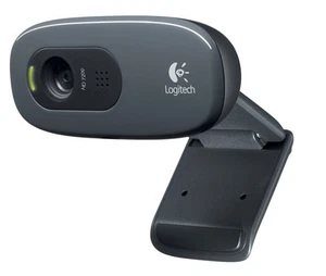 Logitech C270 Webcam - Black, USB 2.0, 3 Megapixel, 1280 x 720 Video, Microphone - Picture 1 of 1