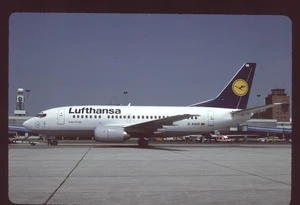 Scivolo aereo originale 35 mm Lufthansa 737-530 D-ABIR - Foto 1 di 1