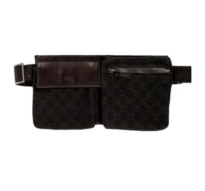 Vtg GUCCI GG Waist Belt Bag Bum Bag - Image 1 of 4