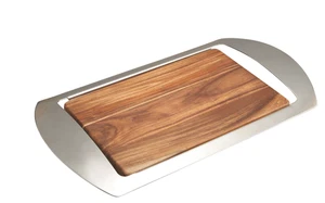 NEW Open Box $95 Nambe Mikko Bar Tray - 19" - Picture 1 of 10