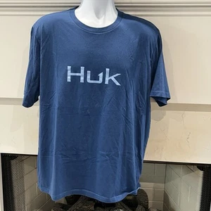 HUK Shirt Herren XL grün Camouflage Performance Angeln Rundhals Mandrake Tee - Bild 1 von 7