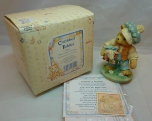 1993 Enesco CHERISHED TEDDIES Wherever You Go I'll Follow 624810 w/BOX & COA - Picture 1 of 7
