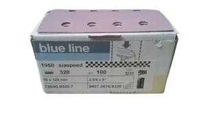 Strisce P320 SIA Siaspeed 70 x 127 mm scatola (100) 8 fori fogli abrasivi Siafast - Foto 1 di 3