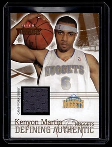 Kenyon Martin 2004 Fleer Throwbacks Relic Card #DA-KM - Picture 1 of 2