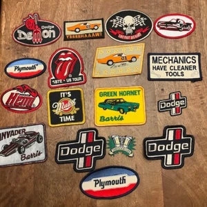 Vintage Assorted Sew-On Patches Sold Individual - Picture 1 of 42