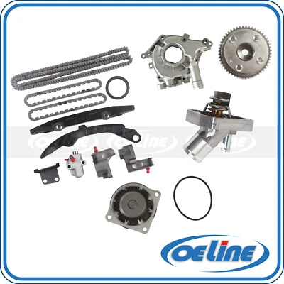 Timing Chain Kit for 04-05 Infiniti G35 3.5L w/ Oil Water Pump VVT Thermostat - Image 1 of 4