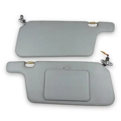 1988-1990 Honda Accord Driver & Passenger Side Sun Visor Pair Set Gray - Image 1 of 4