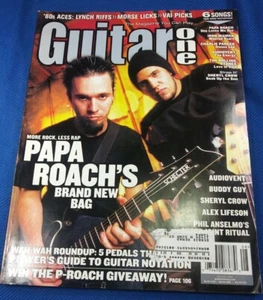 Guitar One Magazine August 2002 Papa Roach Iron Maiden Sheryl Crow Music - Foto 1 di 5