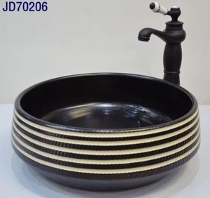 Vintage Bathroom Cloakroom Ceramic Counter Top Wash Basin Sink Washing Bowl - Picture 1 of 4