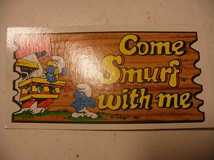 SCHTROUMPF SMURF SCHLUMPF 1982 Traiding Card USA Carte TOPPS SUPERCARD n°47 - Picture 1 of 2