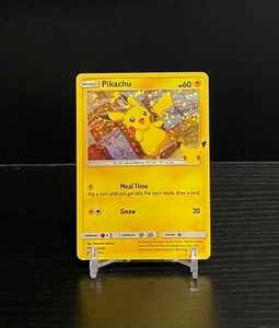 2021 POKEMON MCDONALDS 25° ANNIVERSARIO PIKACHU #25/25 HOLO CARD NMT/MT - Foto 1 di 2