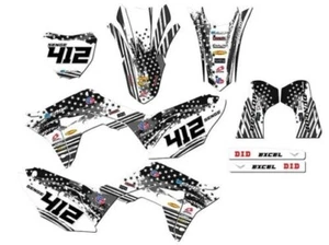 2019-2021 CRF 250 R MERICA Grey Senge Graphics Kit Compatible with Honda - Picture 1 of 10