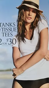 Authentic Victoria Secret Poster 20"x30" Thick Paper Alessandra Ambrosio $20-$30 - Picture 1 of 2