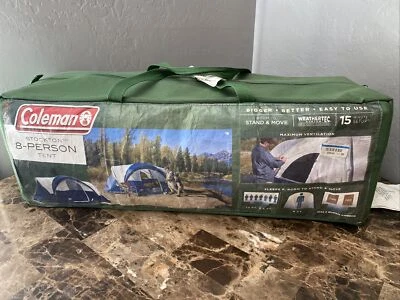 Tienda Coleman Stockton 8: 8 personas 14’ X 9’ habitación para pararse y moverse nueva Foto 1 de 4