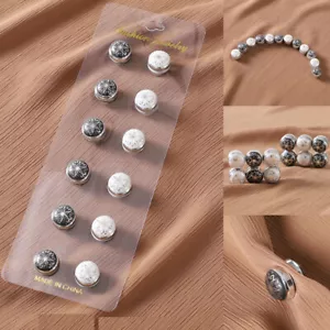 2pcs Strong Magnetic Pin Brooch Muslim Women Hijab Scarf Headscarf Shawl Clip - Picture 1 of 9