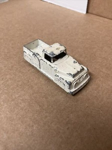 Vintage Midgetoy Diecast 1950’s White Dodge Pickup Truck Rockford IL w Tow Hitch - Picture 1 of 14