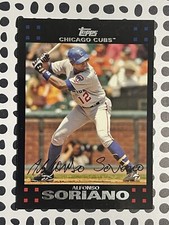 2007 Cubs Topps #CHC1 Alfonso Soriano Chicago Cubs