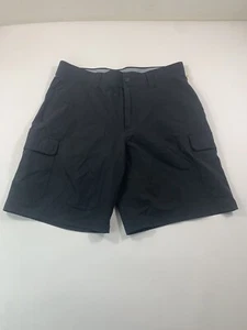 Pantalones Cortos Orvis Para Hombre 32 Bolsillos Carga Elastizados Cinturón Lazo Exterior Playa Negro - Imagen 1 de 23