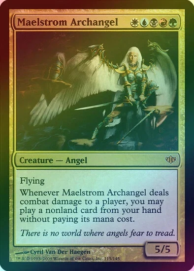 MAELSTROM ARCHANGEL (FOIL) (CON) Conflux - MTG - LP - Image 1 of 1