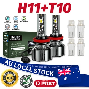 H11 H8 H9 LED Headlight Globe Bulbs High/Low Beam For 2013-2017 HONDA CR-V CRV - Picture 1 of 18