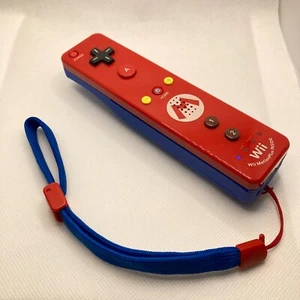 Nintendo Wii Wii U Remote controller Plus Mario RED Limited TESTED - Picture 1 of 9