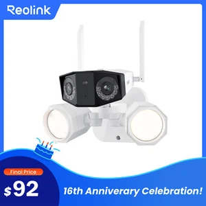 Reolink Duo Floodlight WiFi 4K 8MP Security Camera Outdoor Color Night Vision - Picture 1 of 15