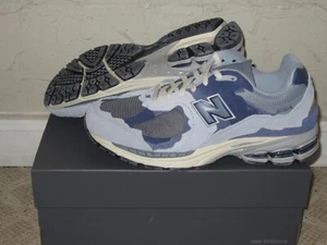 Paquete de Protección New Balance M2002RDI 2002 Gris Ártico Púrpura Talla 10 ¡NUEVO! - Imagen 1 de 8