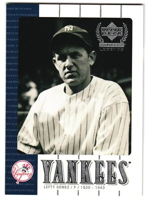 Lefty Gomez NY Yankees 2000 Upper Deck MLB Card #49 - Image 1 of 2