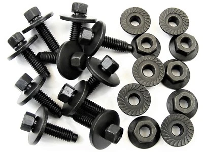 Pernos y tuercas de carrocería para Nissan - M6-1,0 x 22 mm de largo - 8 mm hexagonal - 20 piezas (10ea)- #395 Foto 1 de 4