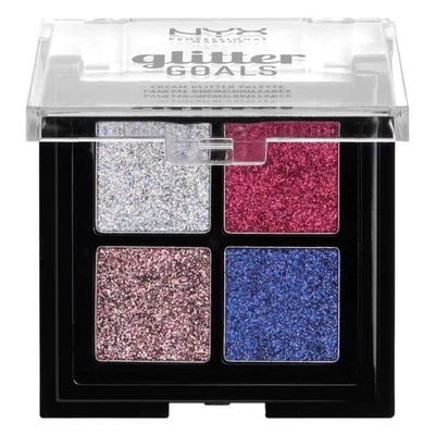 NYX Glitter Goals Cream Glitter Palette - Love On Top - Image 1 of 3
