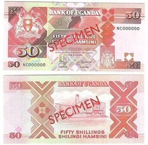 Uganda - 50 Shillings 1998 UNC SPECIMEN - P. 30s Lemberg-Zp - Picture 1 of 1