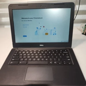 Dell Chromebook 13 3380 P80G 13.3" Intel Celeron 3855U@1.60GHz 4GB RAM 32GB eMMC - Picture 1 of 6