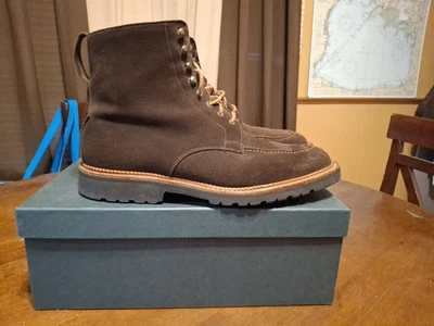 Crockett & Jones -"Shannon"  Brown Suede Boots UK-9.5 - Image 1 of 4