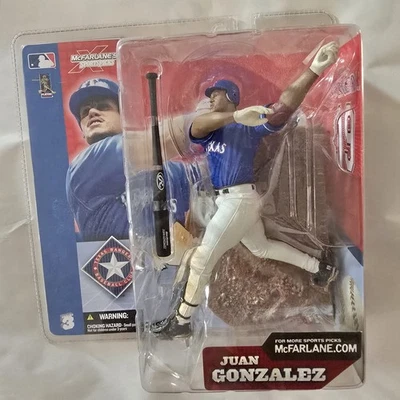 McFarlane Toys MLB Sports Picks Series 3 Juan Gonzalez JC Texas Rangers 2002 Antigo - Imagem 1 de 4