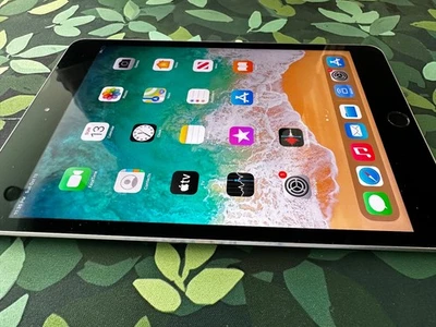 Great condition - Apple iPad Mini 4, 128GB, WiFi + Cellular, 7.9in - Silver - Image 1 of 4