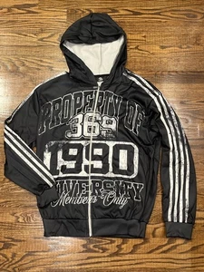 369 Los Angeles University Members Zip Fleece Hoodie, Medium, NWT - Picture 1 of 4