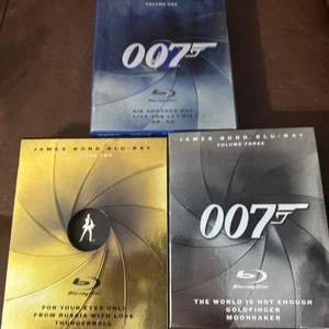 James Bond Blu Ray Collection Volumes 1, 2, & 3 - Picture 1 of 10