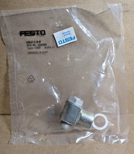 Festo GRLZ-1/4-B Einweg-Durchflussregelventil, 151195, G1/4 Stecker-Buchse (NEU) - Bild 1 von 7