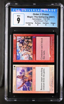 ORDER // CHAOS Apocalypse Foil U CGC 9 Q+ MTG [Nostalgium] - Image 1 of 2
