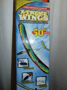 Nuevo de Lote Antiguo X-Treme Wings Alto Rendimiento Nylon Planeador 50" Envergadura Avión Viento Cero - Imagen 1 de 12