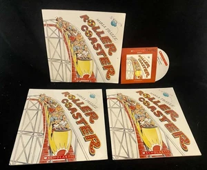 THREE COPIES Roller Coaster Book + Audio CD - Scholastic - Marla Frazee - Picture 1 of 1