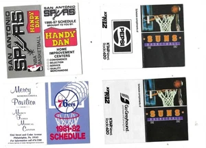PHOENIX SUNS SPIELPLAN LOT / 81-82 - Bild 1 von 1