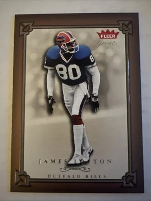 2004 Fleer Greats Of The Game Football - JAMES LOFTON #51 - Buffalo Bills - Image 1 of 2