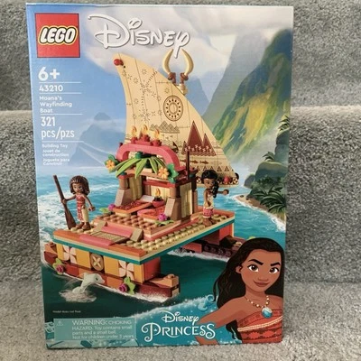 New! LEGO Disney Moana’s Wayfinding Boat Set 43210 Princess Building Toy - Image 1 of 3