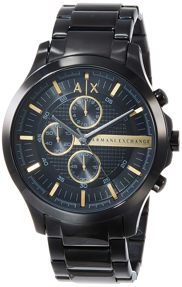 Armani Exchange Hampton AX2164 Chronograph Men's 46mm Black Stainless Steel