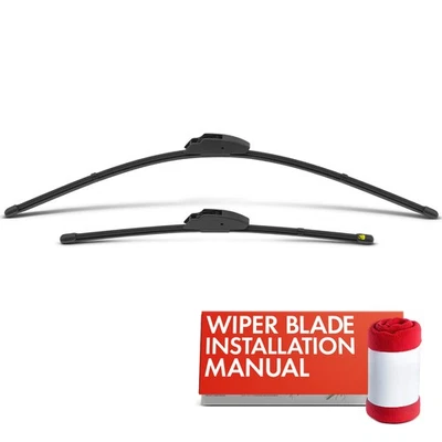 2 piezas escobillas limpiaparabrisas delanteras de 28" y 14" para gancho Honda Fit 2009-2020 Foto 1 de 4