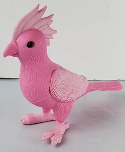 Ankyo Toys Pink 6" Cockatoo Parakeet Bird Figure Toy - Picture 1 of 8