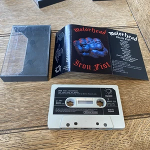 Motorhead Iron Fist Cassette Tape 1982 Original Release Breeze Records - Picture 1 of 5